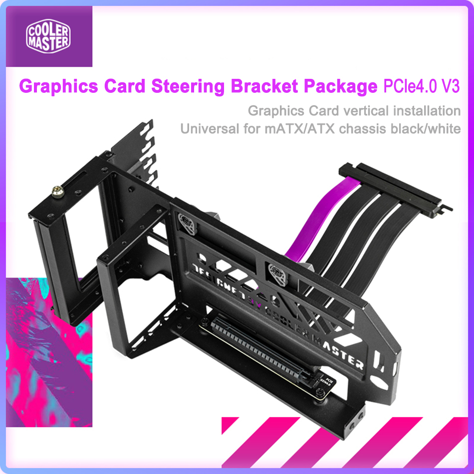 Gpu Vertical Mount - Chłodzący główny uchwyt na kierownicę karty