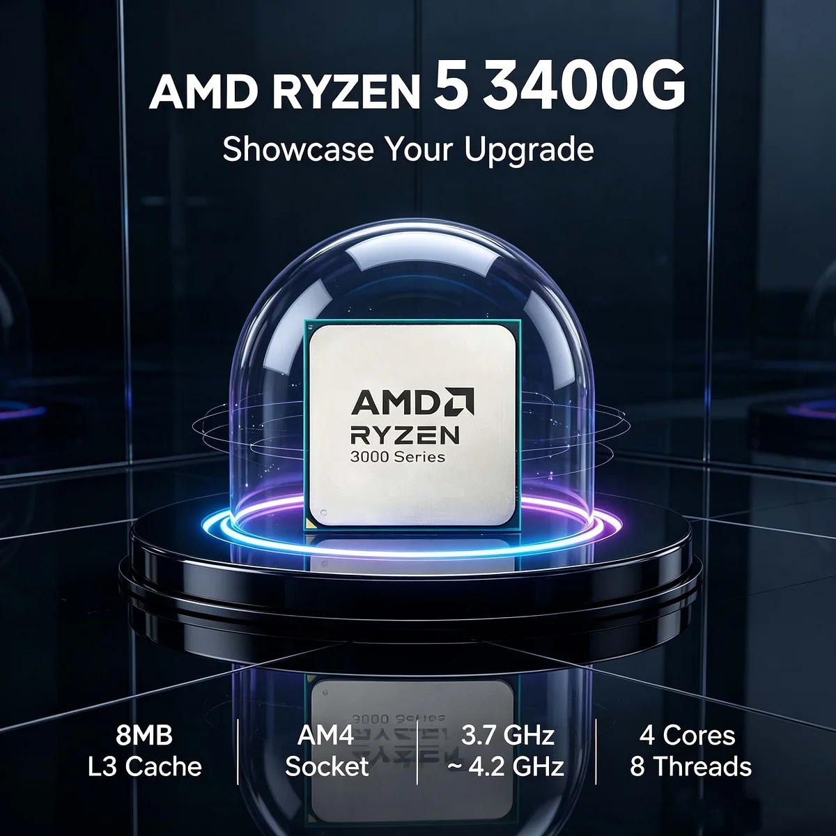Pc Gaming Amd Ryzen 5 - Procesor AMD Ryzen 5 3400G R5