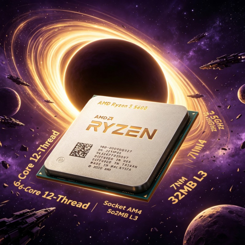 Pc Gaming Amd Ryzen 5 - Ryzen 5 5600 6-rdzeniowy 12-wątkowy procesor
