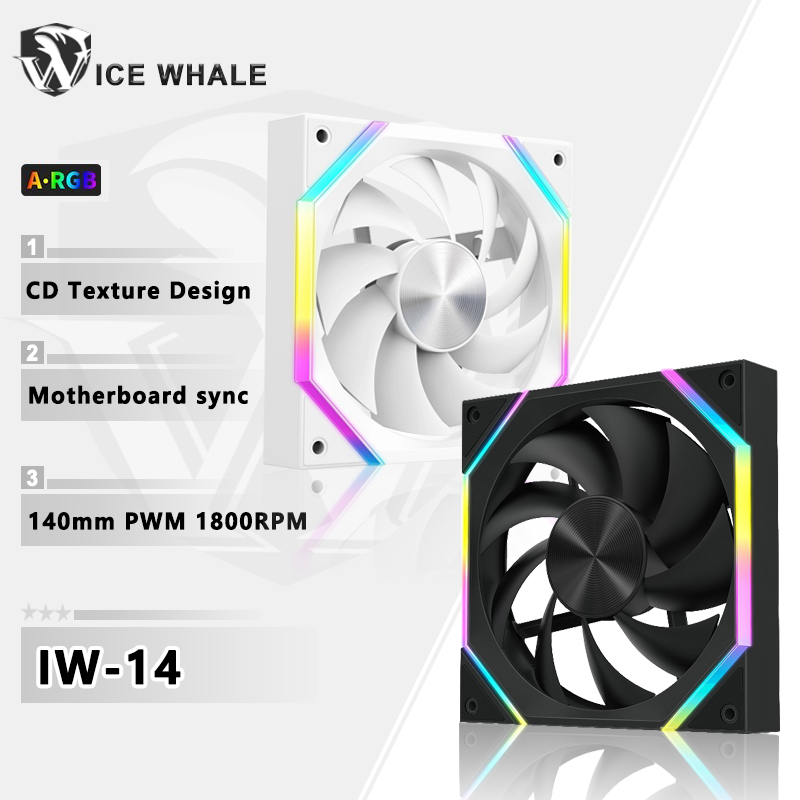 Argb Case Fan - ICE Whale IW-14 Wentylator do obudowy
