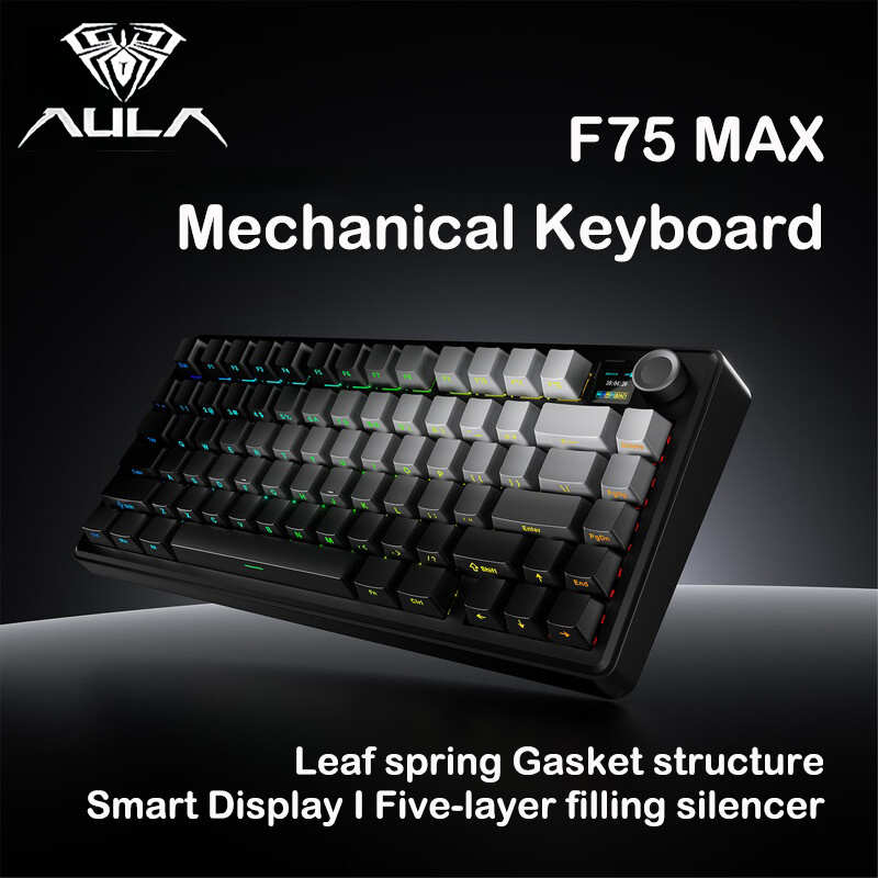 Pc Gaming Uk - AULA F75 MAX 75% Tri-Mode Klawiatura