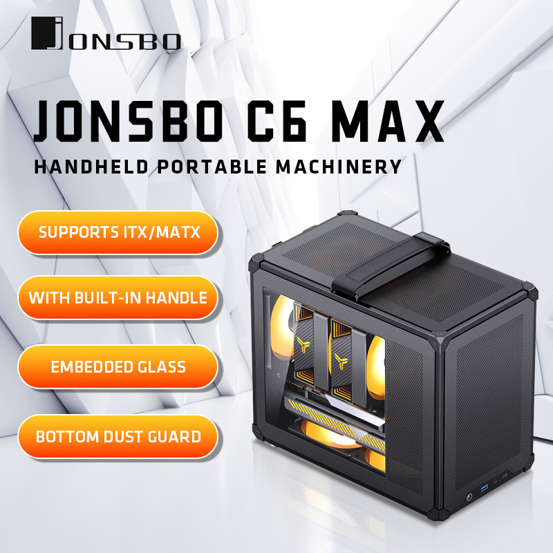 Pc Gaming Center - Obudowa JONSBO C6 MAX Mesh Handle