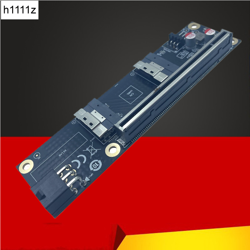 Gpu Vertical Mount - NOWA 2-portowa karta adaptera SlimSAS 8i