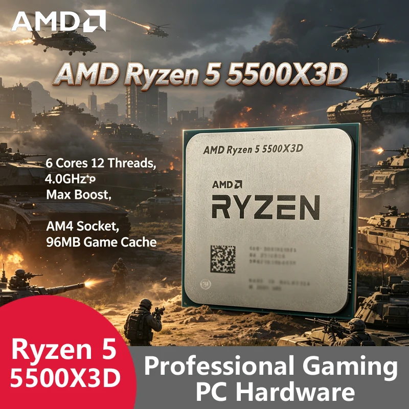 Pc Gaming Amd Ryzen 5 - Procesor AMD Ryzen 5 5500X3D AM4