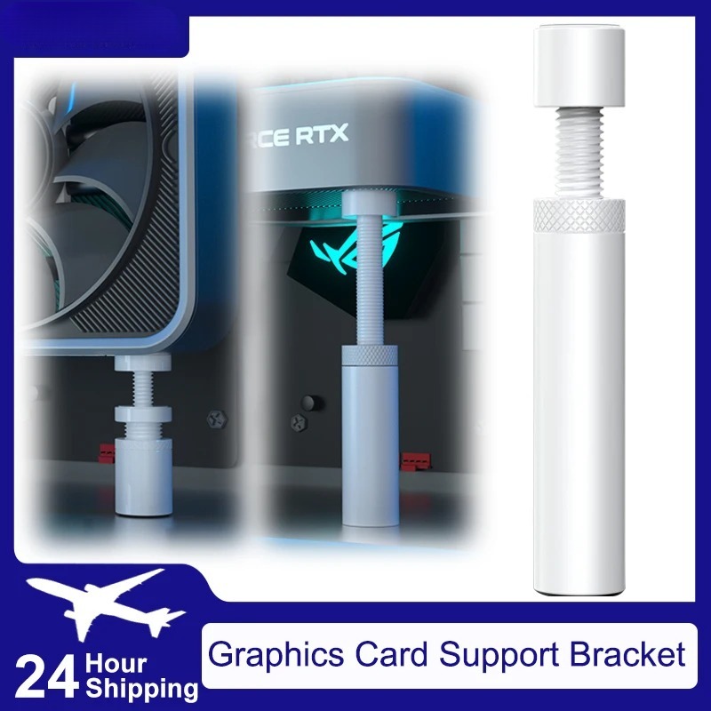 Pc Gaming Kit - Aluminiowy wspornik zapobiegający opadaniu karty graficznej,