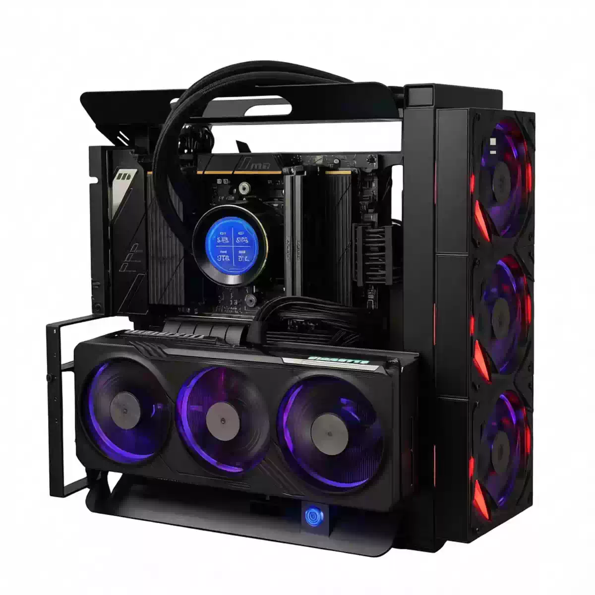 Obudowa komputera typu open fr – Gpu Vertical Mount recenzja i cena