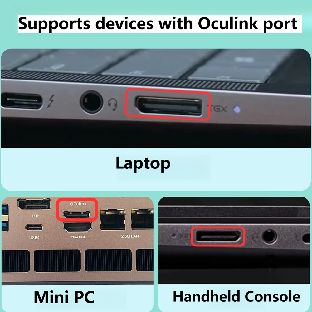 Stacja dokująca Oculink eGPU d – Gpu Vertical Mount recenzja i cena