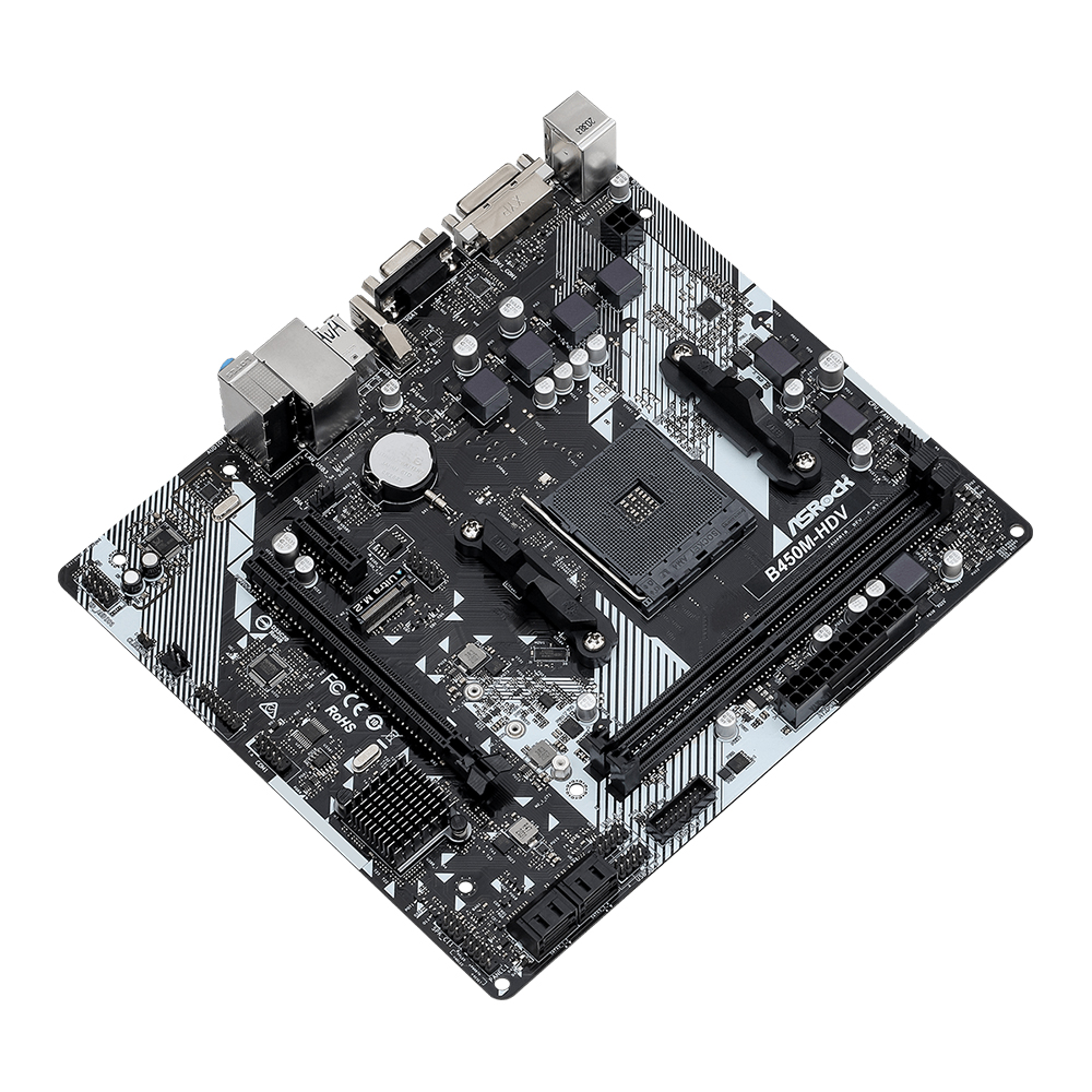 Płyta główna ASROCK B450M-HDV  – Pc Gaming Amd Ryzen 5 recenzja i cena