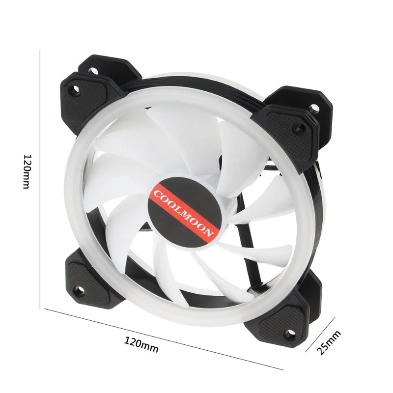 Wentylator PC 120mm RGB Cichy  – Argb Case Fan recenzja i cena