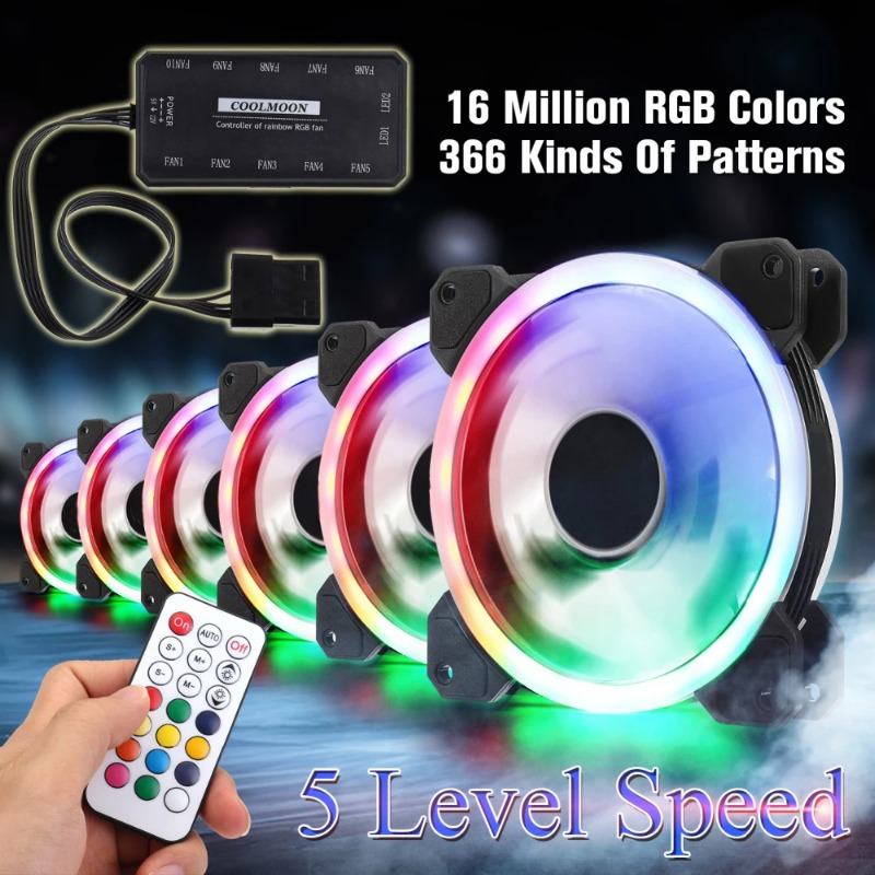 Wentylator PC 120mm RGB Cichy  – Argb Case Fan recenzja i cena