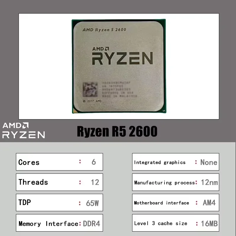 AMD Ryzen 5 2600 16MB L3 Cache – Pc Gaming Amd Ryzen 5 recenzja i cena