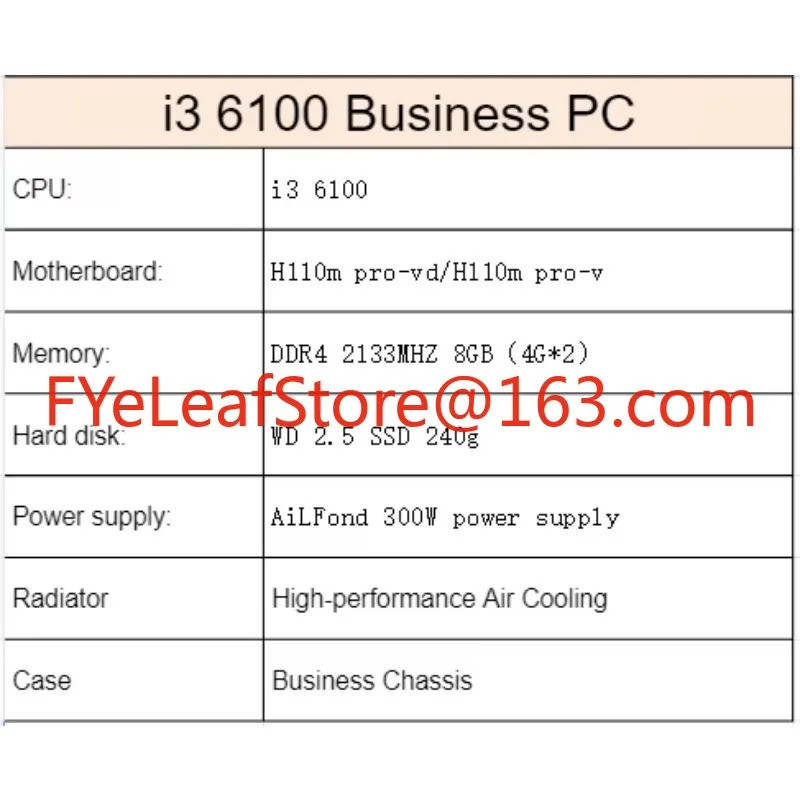 Pełny komputer do gier i3 6100 – Pc Gaming Prebuilt recenzja i cena
