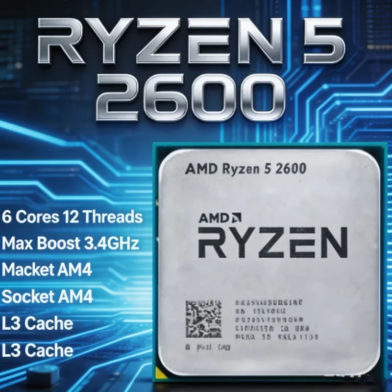 Procesor AMD Ryzen 5 2600 dla  – Pc Gaming Entry Level recenzja i cena