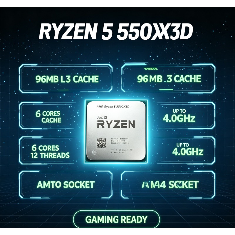 AMD Ryzen 5 5500X3D Procesor d – Pc Gaming Amd Ryzen 5 recenzja i cena
