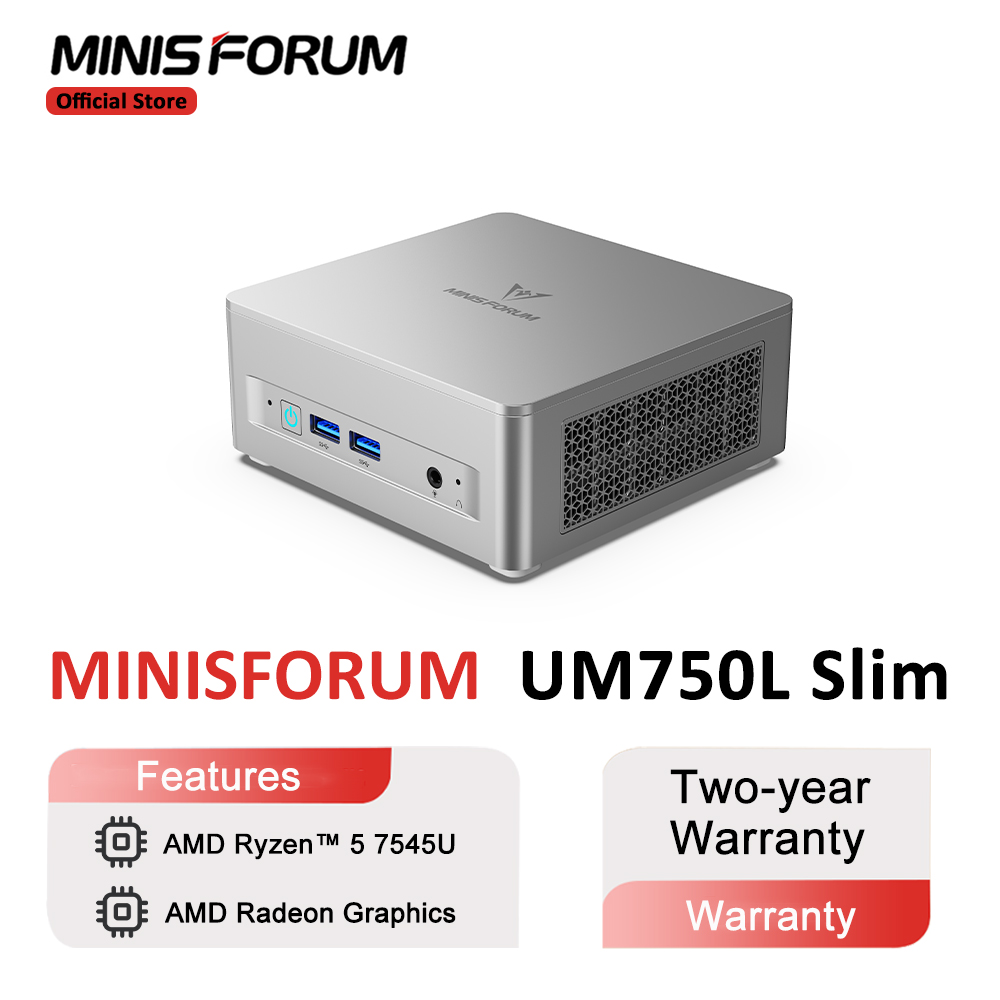 MINISFORUM Mini PC UM750L Slim – Pc Gaming Amd Ryzen 5 recenzja i cena