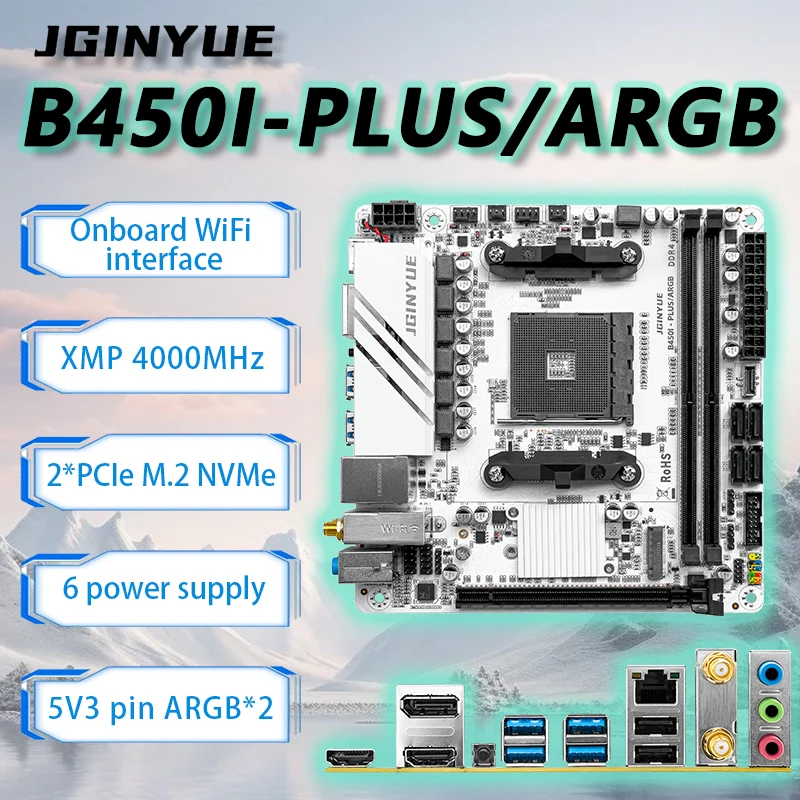 Zestaw płyty głównej JGINYUE B – Pc Gaming Amd Ryzen 5 recenzja i cena