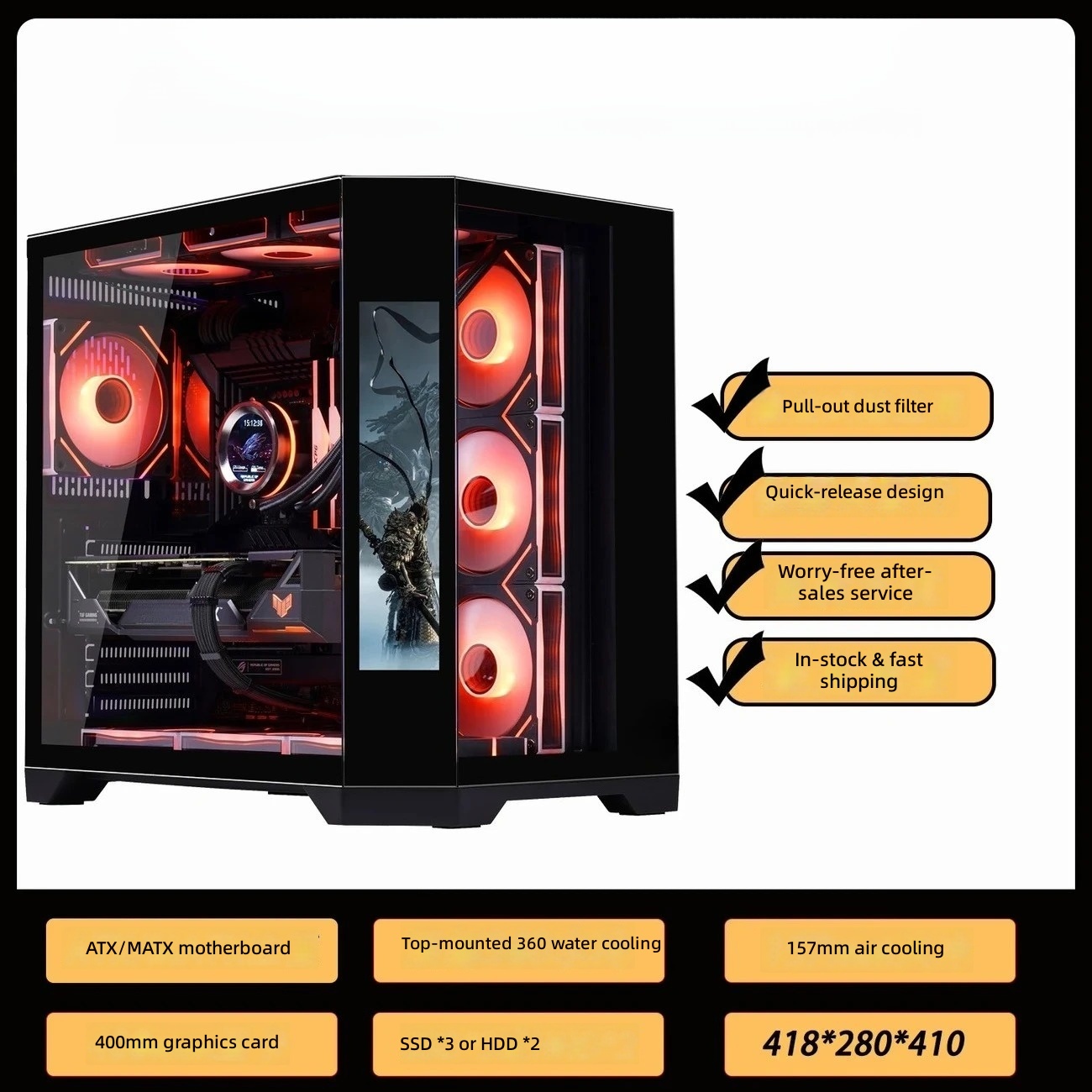 Obudowa PC do gier z ekranem L – Pc Gaming Center recenzja i cena