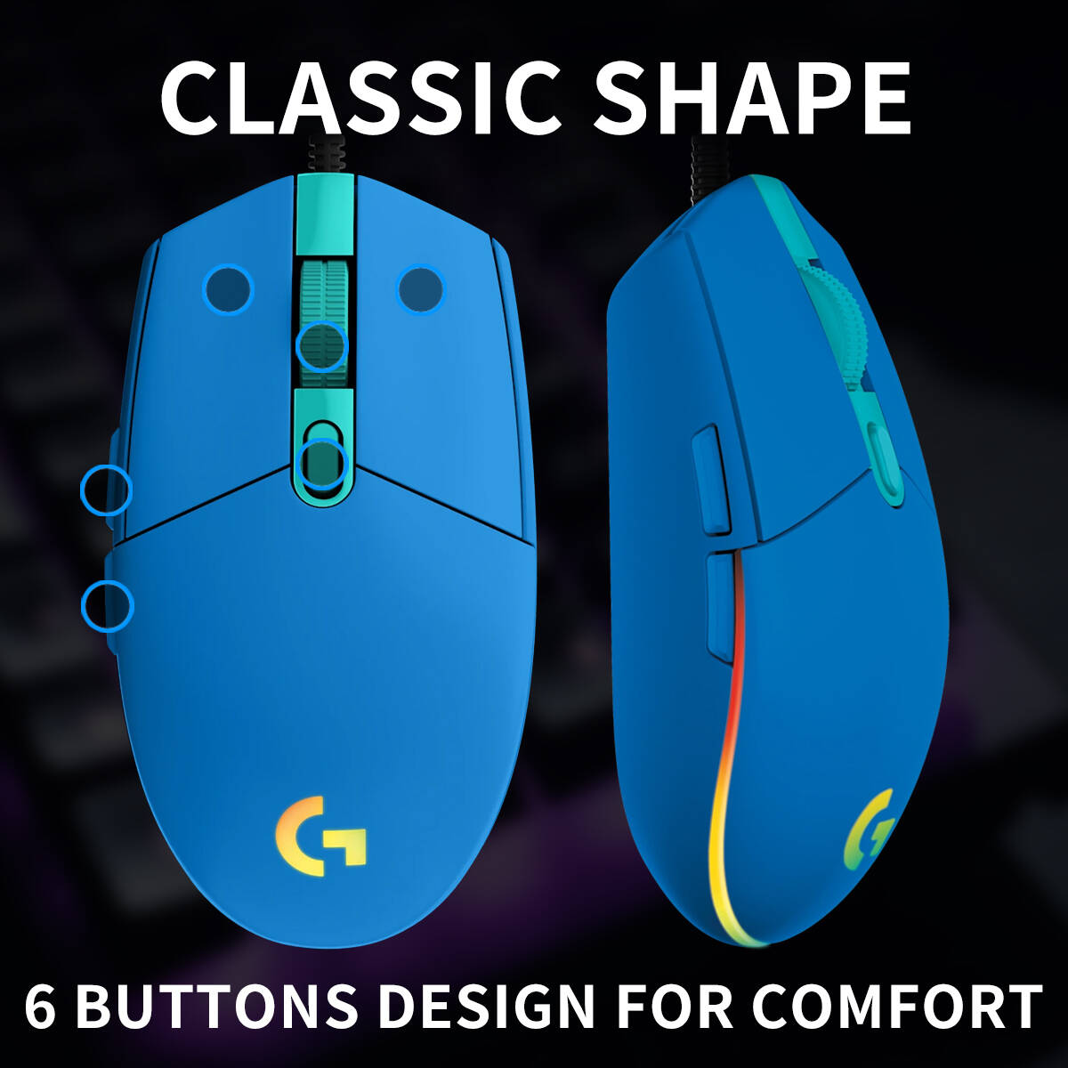 Logitech G203 Przewodowa Mysz  – Pc Gaming Entry Level recenzja i cena